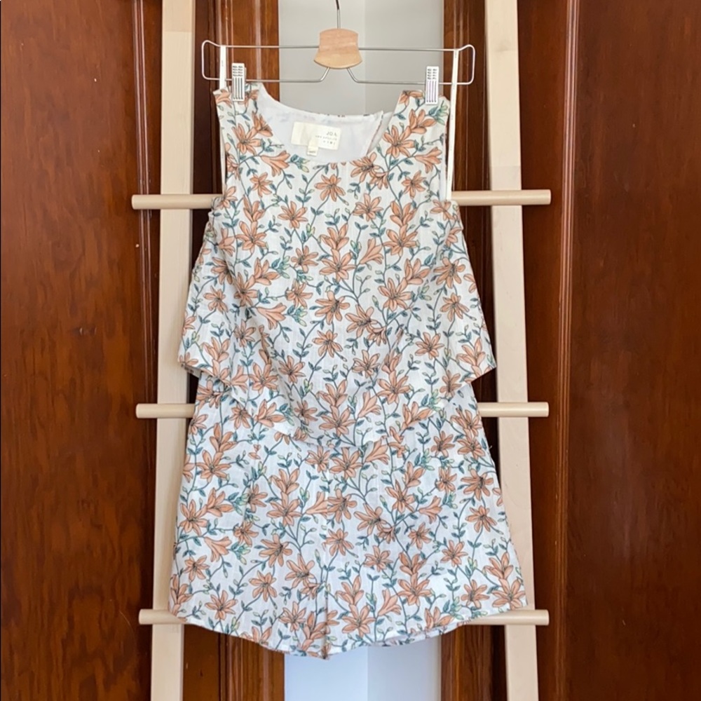 J.O.A. Los Angeles, Floral Romper, Size Medium